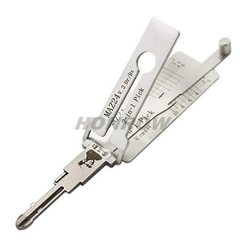 Original Lishi MAZ24 for Mazda lock pick and decoder  together 2 in 1 best quality tool