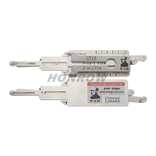Original Lishi GT15 for Fiat lock pick and decoder  together 2 in 1 genuine with best quality