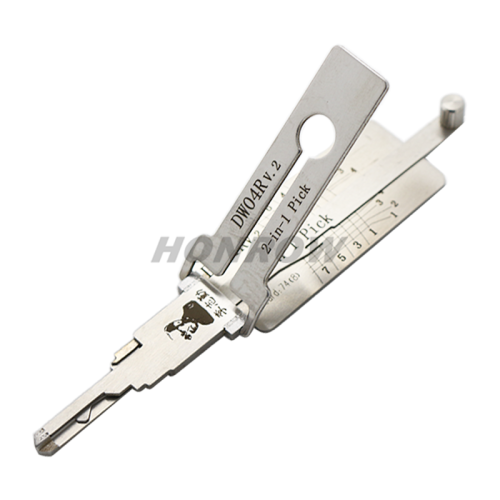 Original Lishi DWO4R for Buick Car lock pick and decoder  together 2 in 1 genuine with best quality