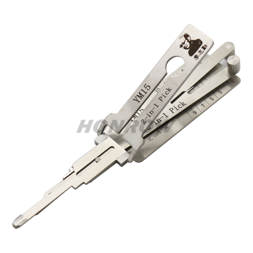 Original Lishi for Peugeot YM15 2 in 1 lock pick and decoder  together with best quality