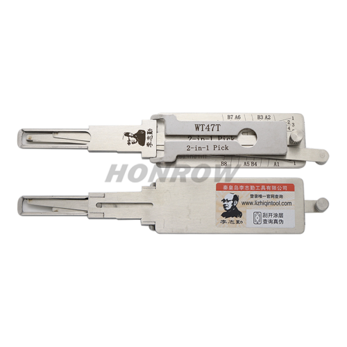 Original Lishi WT47T 2 in 1 lock pick and decoder  together with best quality