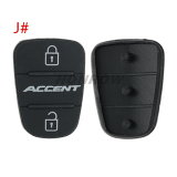 For Hyundai 3 button key pad