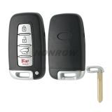 For hyundai 4 button remote key blank