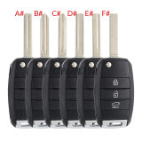 For KIA 3 button remote key blank please choose the key blade