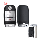 For Kia 3/2+1/4/5/5+1 button smart remote key blank without logo,please choose the key type.