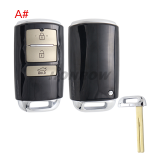 For Kia 3 /4 button remote key blank