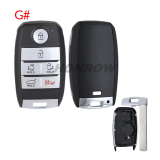 For Kia 3/2+1/4/5/5+1 button smart remote key blank without logo,please choose the key type.