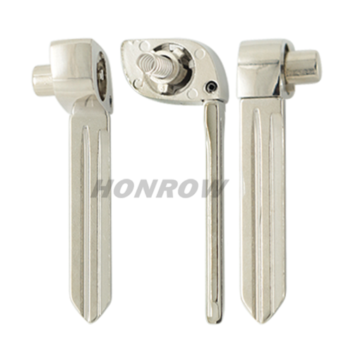 For Hyundai 3 button remote key blank with HY14 left  blade