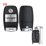 For KIA 3/2+1button remote key blank without logo