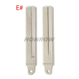 Key blade for Kia flip key shell