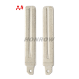 Key blade for Kia flip key shell