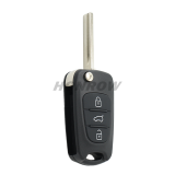 For Hyundai 3 button remote key blank with HY20R right  blade