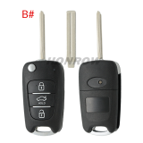 For Hyundai 3 button remote key blank with HY22 blade