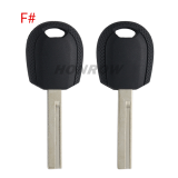 For Kia transponder key blank (can put TPX chip inside)