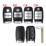 For Kia 3/3+1 button smart remote key blank