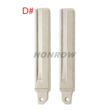 Key blade for Kia flip key shell