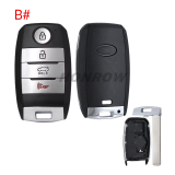 For Kia 3/2+1/4/5/5+1 button smart remote key blank,please choose the key type.
