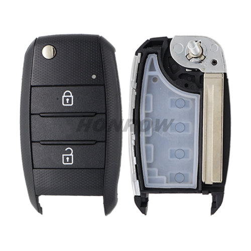 For KIA 2 button remote key blank please choose the key blade