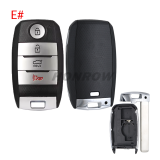 For KIA 3/2+1button remote key blank without logo