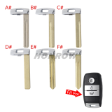 For KIA K3 remote key blade