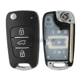 For Hyundai 3 button remote key blank with HY14 blade