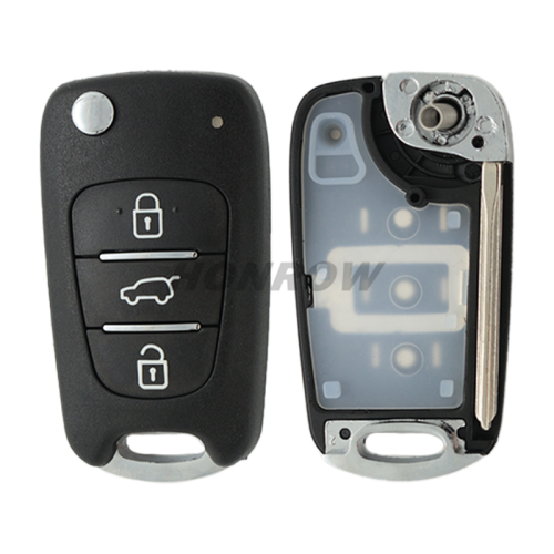 For Hyundai 3 button remote key blank with HY20R blade