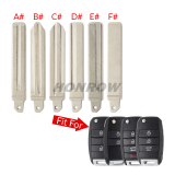 Key blade for Kia flip key shell