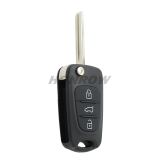 For Hyundai 3 button remote key blank with HY22 blade,please choose the key type.