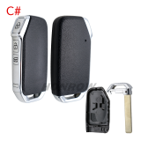 For Kia 3/3+1/4  button smart  remote key blank without battery holder without logo