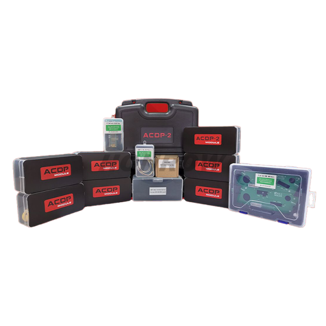Original YANHUA ACDP-2 Locksmith package Package include ACDP-2 Basic Module *Module1: BMW CAS module *Module2: BMW FEM/BDC module Module7: BMW Key Refresh module *Module10: Porsche BCM Module *Module20: New VOLVO lMMO module *Module24: New JLR (2018+)IMMO module *Module29: Audi Gen5 BCM2 IMMO Module ★N20/N55/B38 bench interface board *Module3: BMWiSN module *Module9: JLR KVM Module *Module12: VOLVO Module *B48 bench interface board ★BMW B48/MSV90 authorization