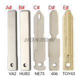 For Peugeot key blade 