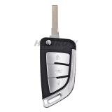For VW 3 button modified Filp Folding Remote Key Shell HU66 HU162