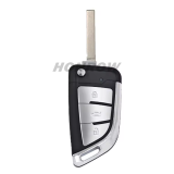 For VW 3 button modified Filp Folding Remote Key Shell HU66 HU162