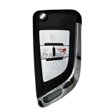 For VW 4 button modified Filp Folding Remote Key Shell HU162 HU66