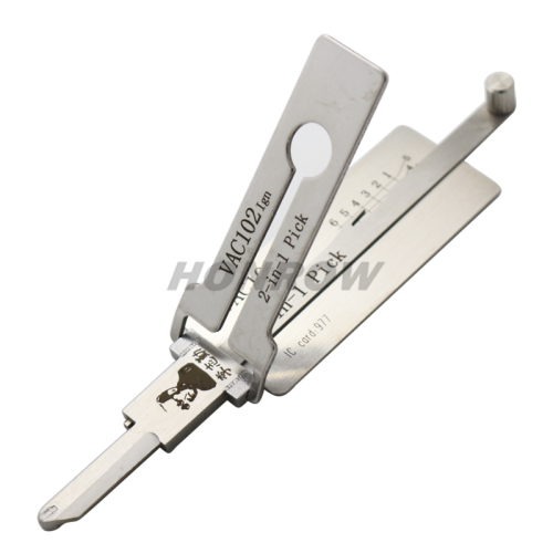 Original Lishi For VAC102 renault flat key  2 in 1 decoder and lockpick only for ignition lock