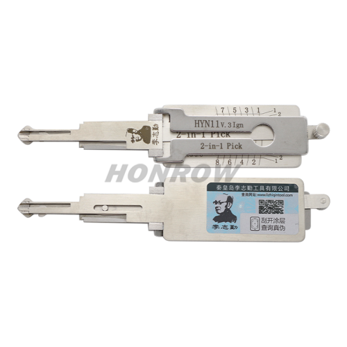 Original Lishi For HYN11 2 in 1 decoder and lockpick only for ignition lock