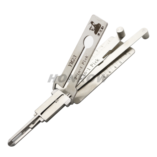 Original Lishi For YM23 For benz Smart flat key 2 in 1 decoder and lockpick