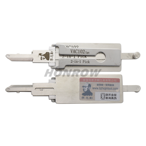 Original Lishi For VAC102 renault flat key  2 in 1 decoder and lockpick only for ignition lock