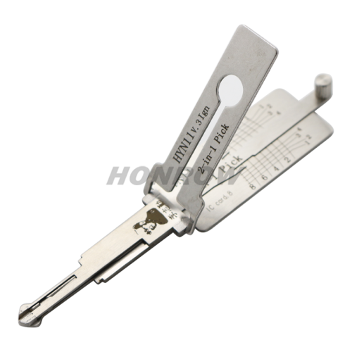 Original Lishi For HYN11 2 in 1 decoder and lockpick only for ignition lock