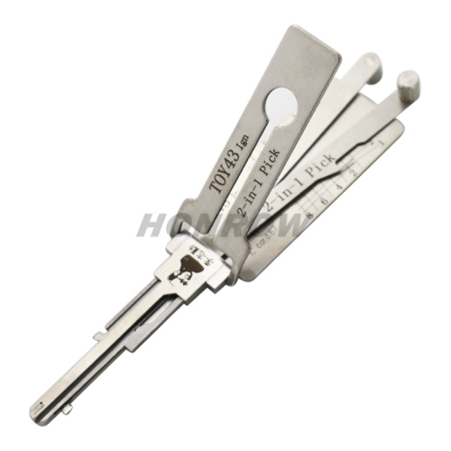Original Lishi For TOY43 Ign 2 in 1 decoder and lock pick only for ignition lock