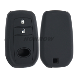 For Toyota 2 button key silicon case black color  (MOQ: 5PCS)