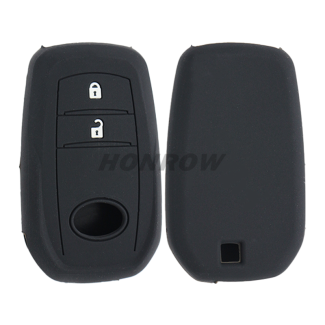 For Toyota 2 button key silicon case black color  (MOQ: 5PCS)