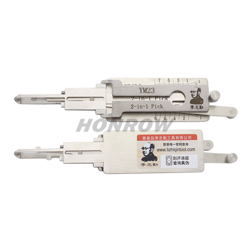 Original Lishi For YM23 For benz Smart flat key 2 in 1 decoder and lockpick