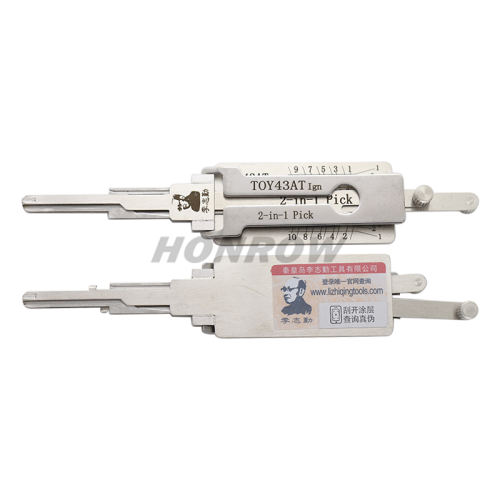 Original Lishi For TOY43AT 2 in 1 decoder and lockpick only for ignition lock