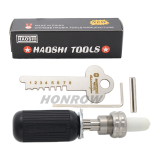 HAOSHI tubular locksmith tools 10 pins lock pick opener key tubular machines TPXA-10