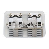 Use this tool to fix the key blade to cut