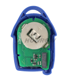 For New Ford Transit blue  3 button remote key with black blade 433MHz ASK 4D63 CHIP FCCID:6C1T 15K601 AG