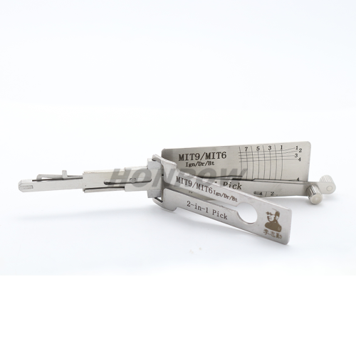 Original Lishi For MIT9/MIT6(Ign/Dr/Bt） 2 In 1  lock pick and decoder  genuine !used for old Mitsubishi,Daihatsu