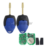 For AfterMarket Ford Transit blue  3 button remote key   433MHz ASK 4D63 CHIP FCCID:6C1T 15K601 AG