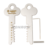 HAOSHI tubular locksmith tools 10 pins lock pick opener key tubular machines TPXA-10